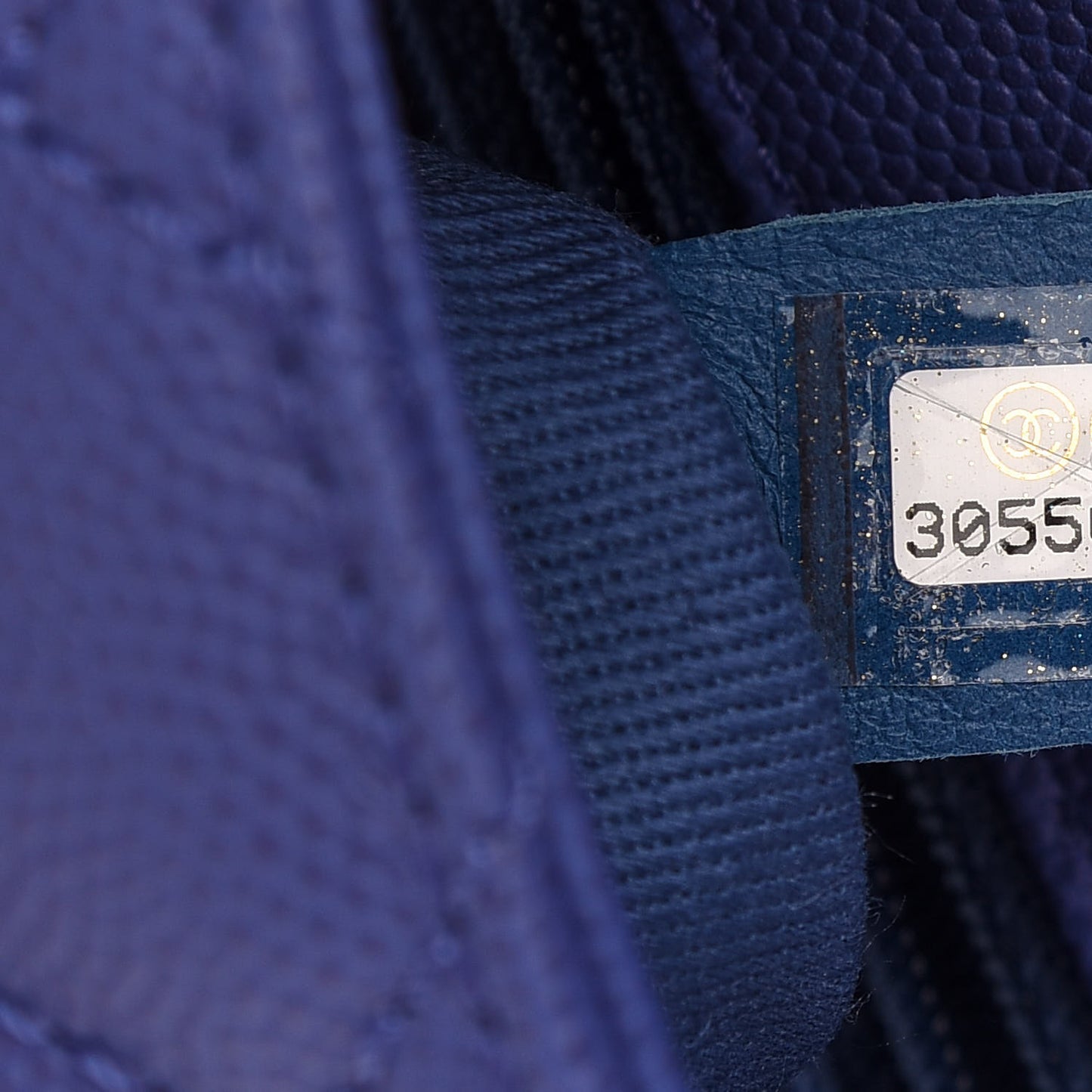 Caviar Quilted Incognito Extra Mini Coco Handle Flap Blue