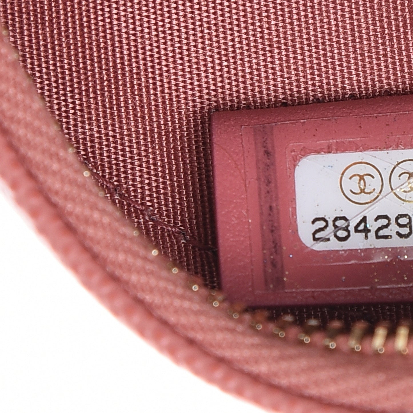 Caviar Quilted Round Filigree Crossbody Pink
