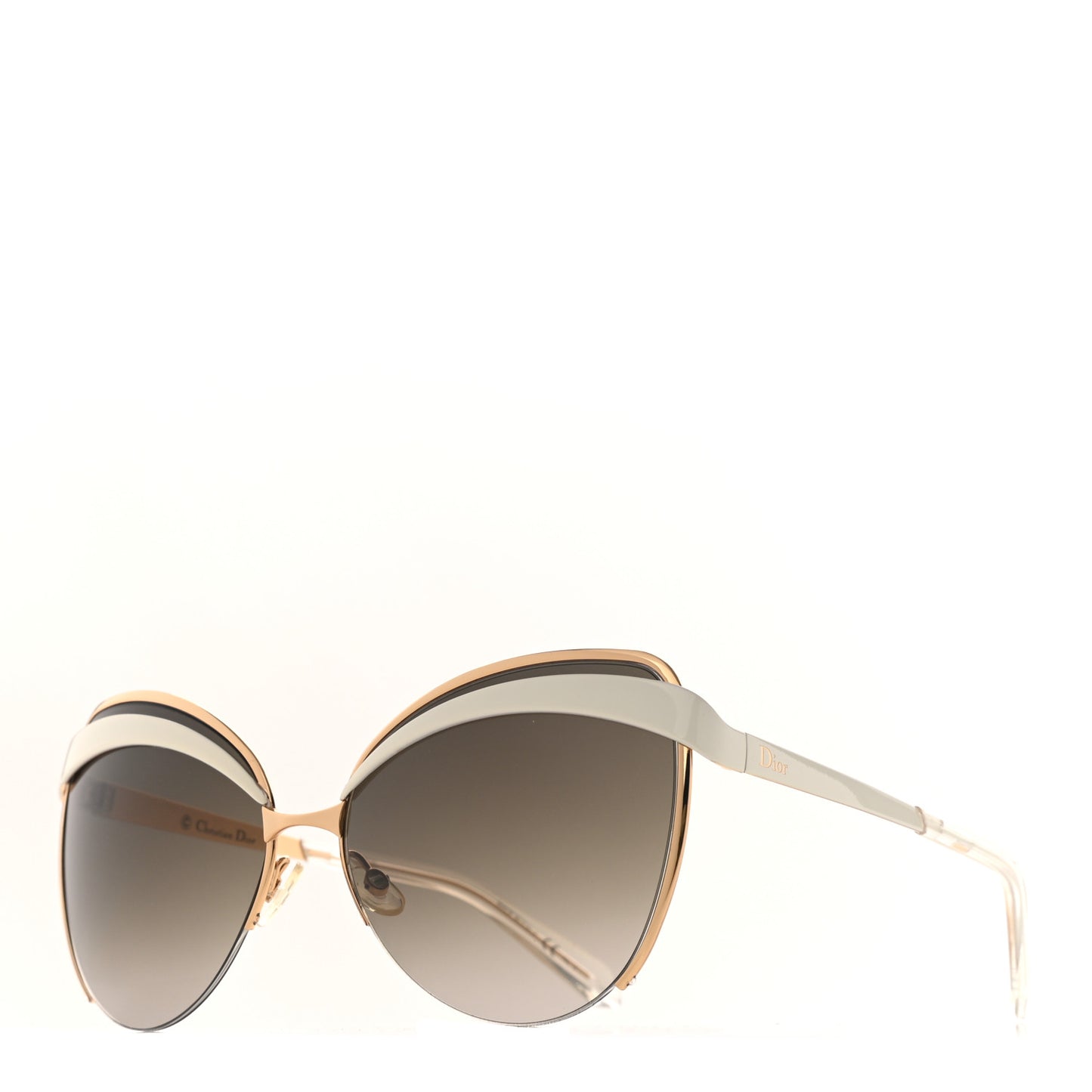 Metal Butterfly Sunglasses White