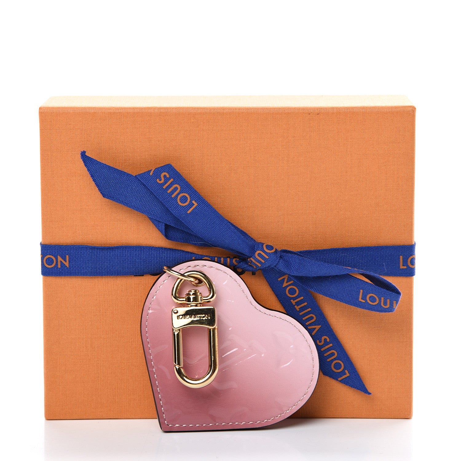 Louis Vuitton Vernis Degrade Heart Bag Charm Pink 5 of 5