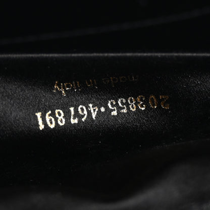 Saint Laurent Calfskin Monogram Large Belle De Jour Clutch Black 7 of 13