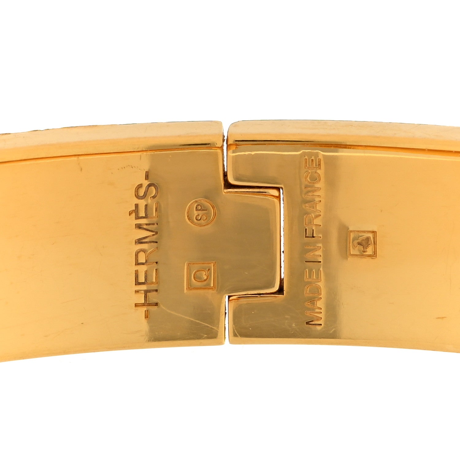 Hermes Enamel Narrow Clic Clac H Bracelet PM White 4 of 4