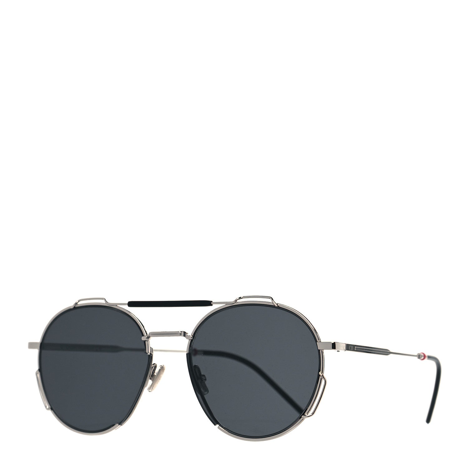 Christian Dior Round Homme Sunglasses 0234S Black 1 of 7