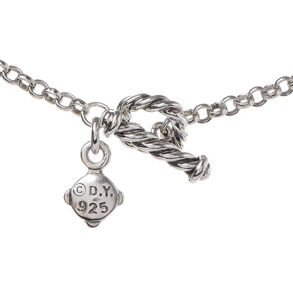 David Yurman Sterling Silver Black Onyx Station Chain Necklace 11 of 11