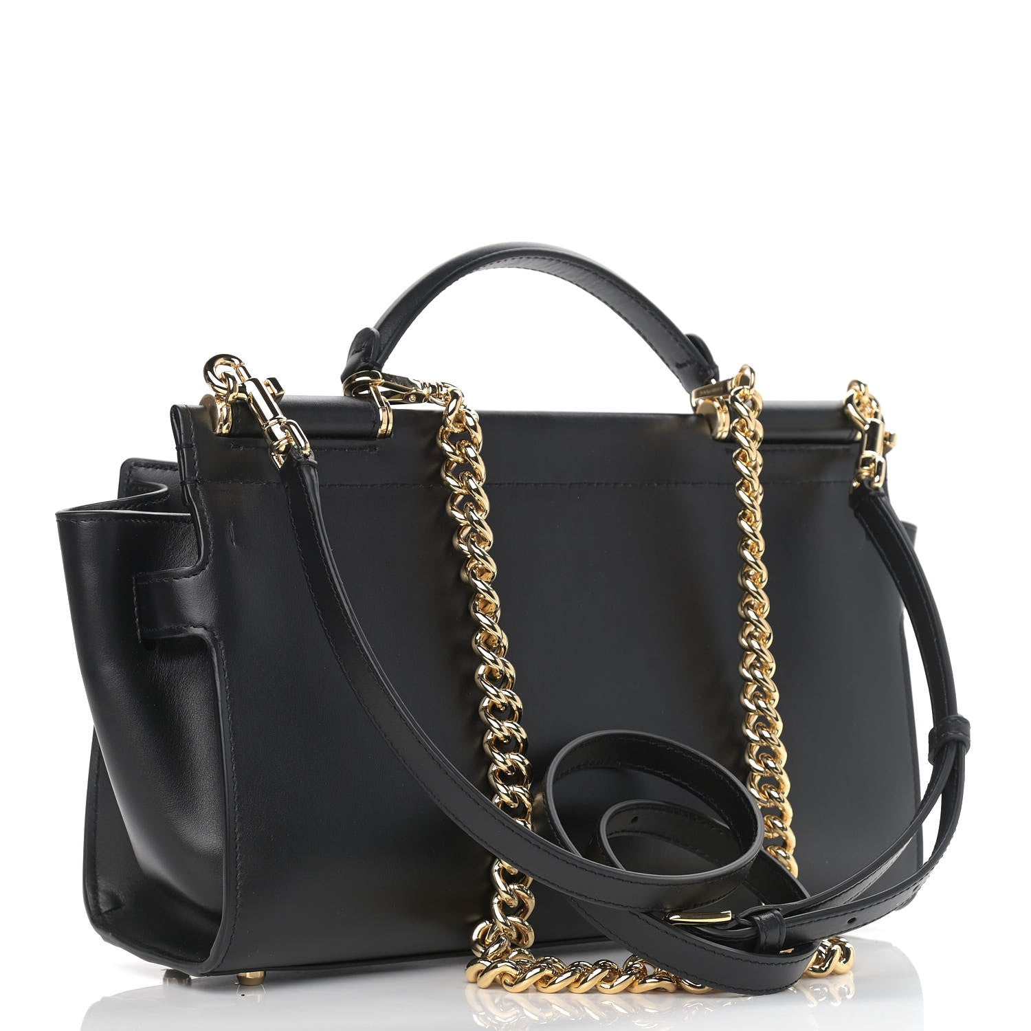 Dolce & Gabbana Calfskin Sicily 62 Black 2 of 9