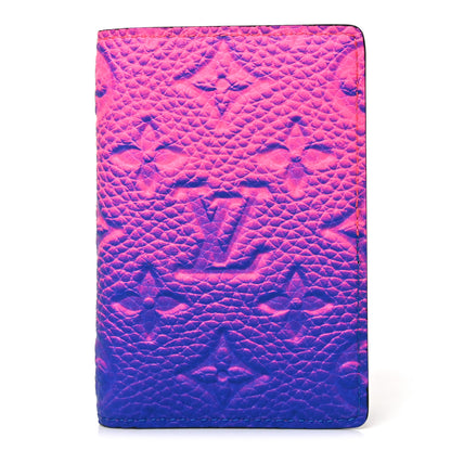 Louis Vuitton Taurillon Illusion Pocket Organizer Bleu Rose 1 of 7