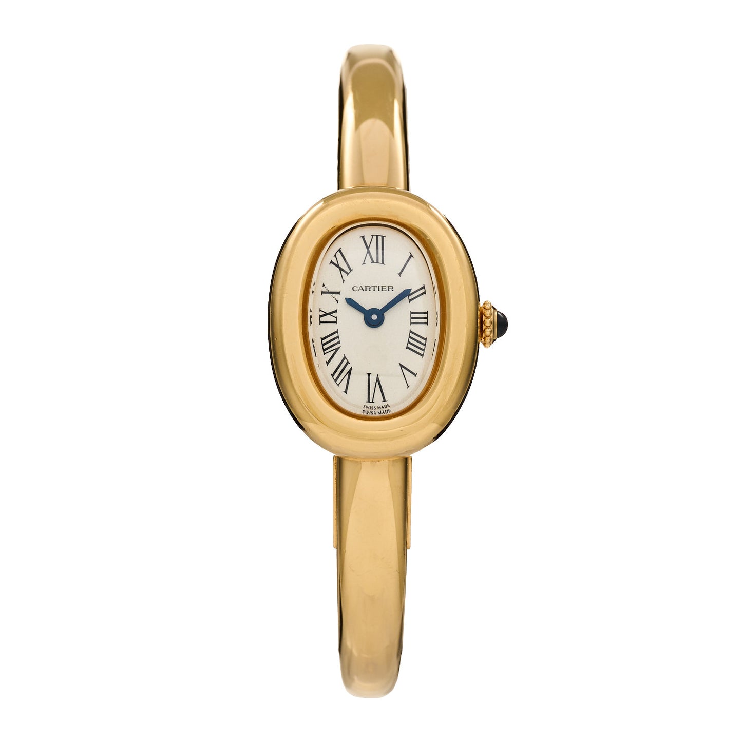 18K Yellow Gold 19mm Baignoire Quartz Watch
