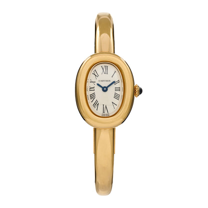 Cartier 18K Yellow Gold 19mm Baignoire Quartz Watch 1 of 5