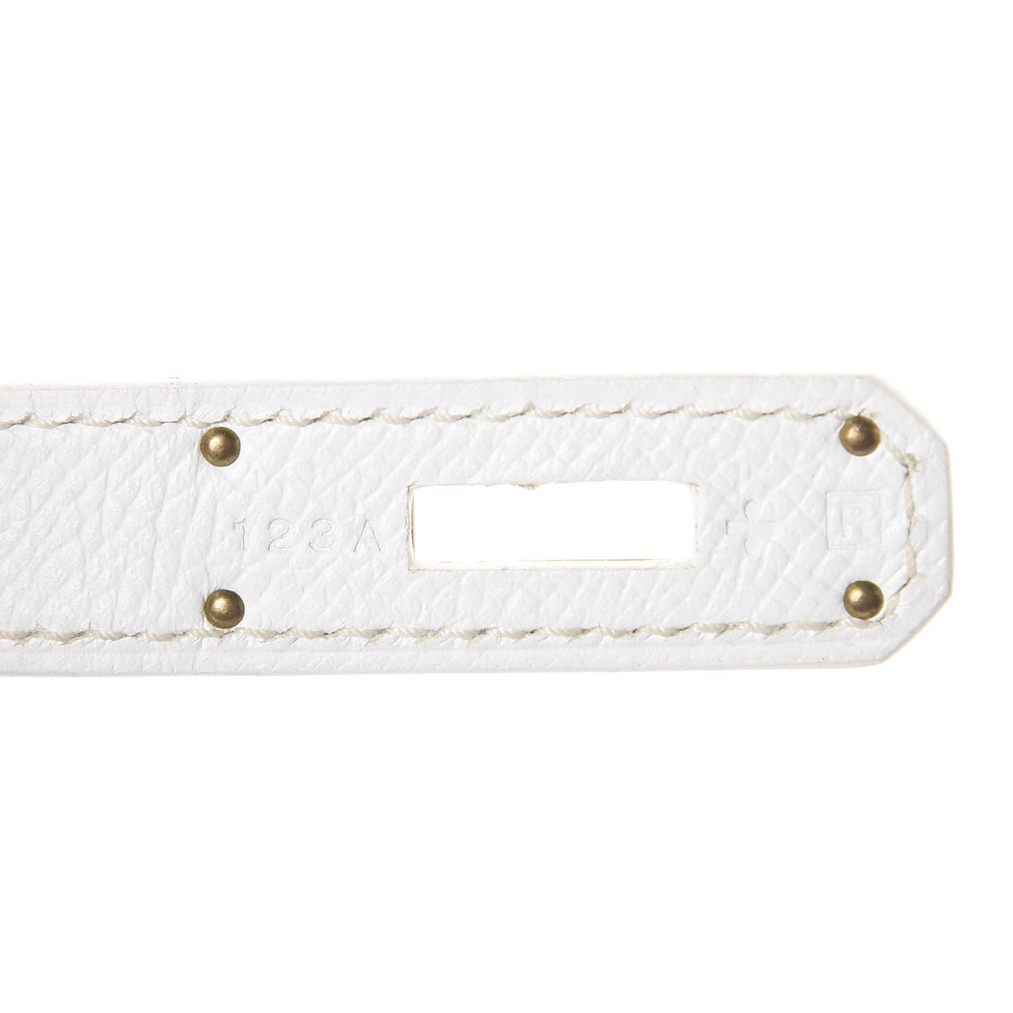 Epsom Birkin 30 White