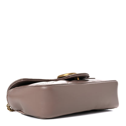 Gucci Calfskin Matelasse Super Mini GG Marmont Shoulder Bag Porcelain Rose 4 of 9