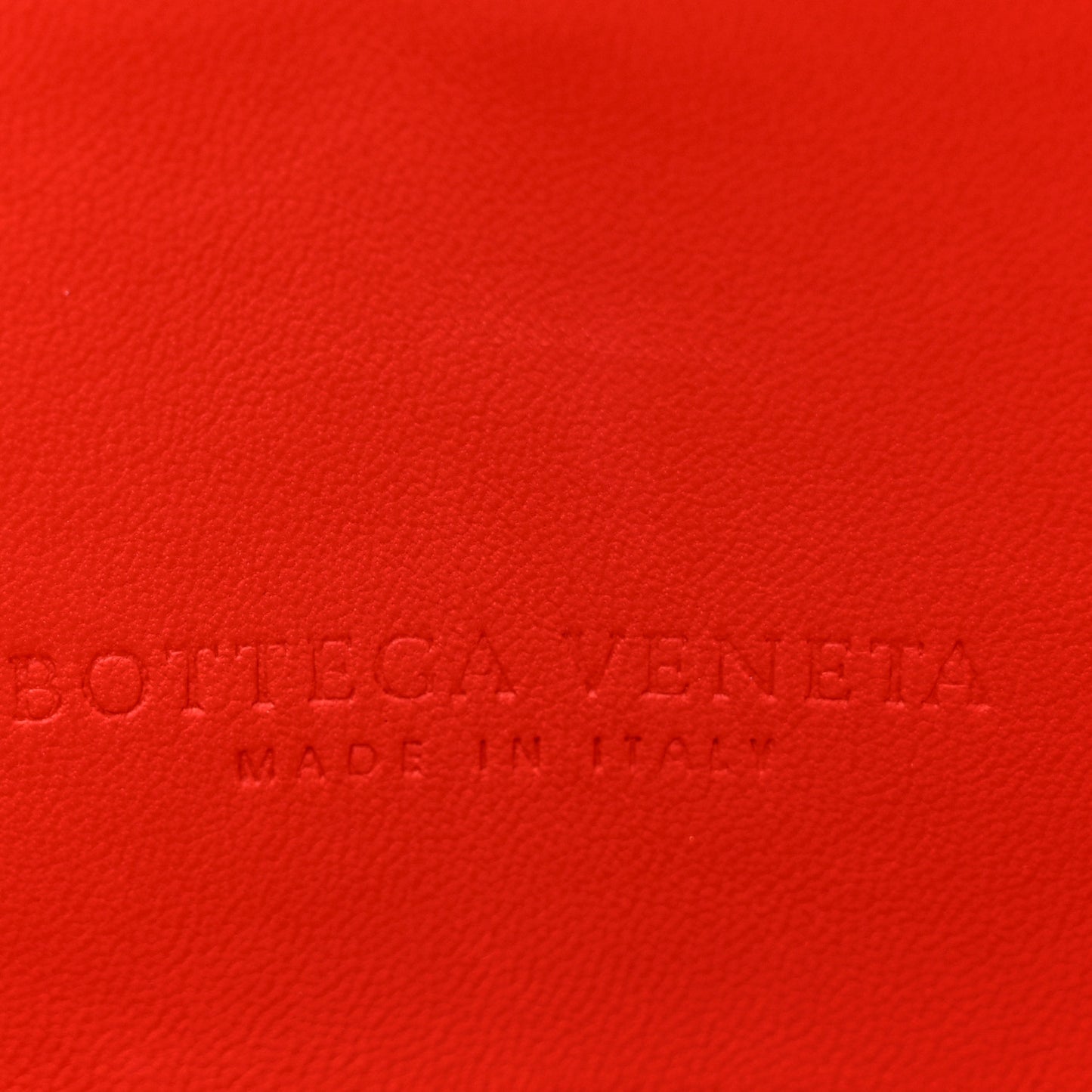 Nappa Intrecciato Milano Tote Red