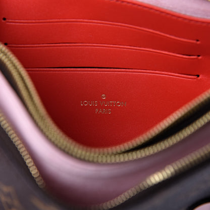 Louis Vuitton Monogram Blooming Flowers Double Zip Pochette 7 of 11