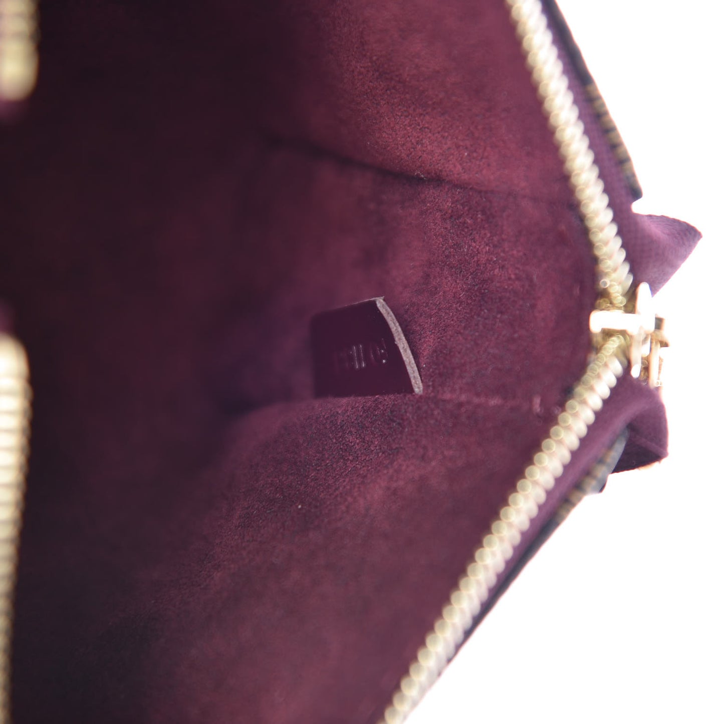Damier Paillettes Mini Pochette Accessories Red