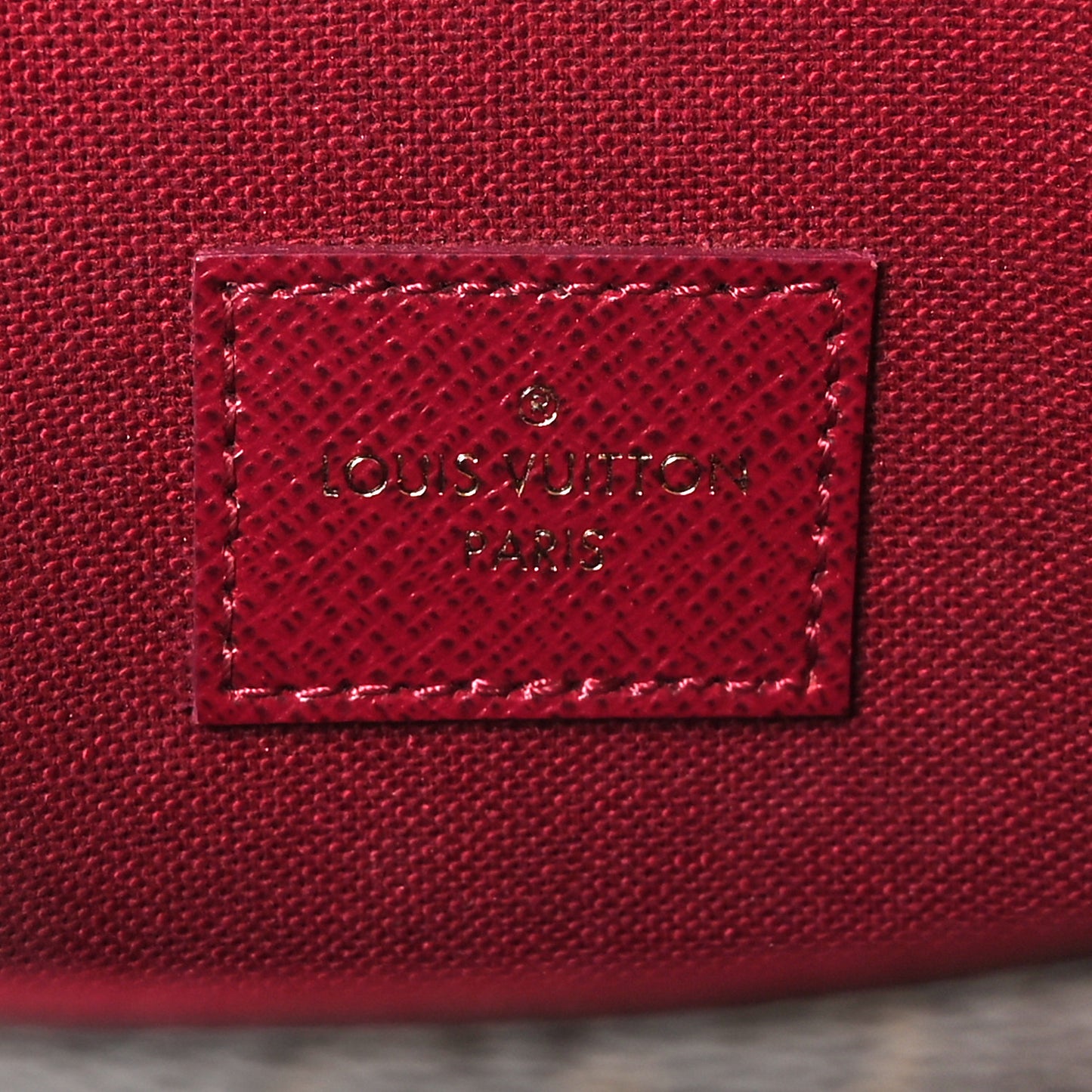 Monogram Pochette Felicie Chain Wallet Fuchsia