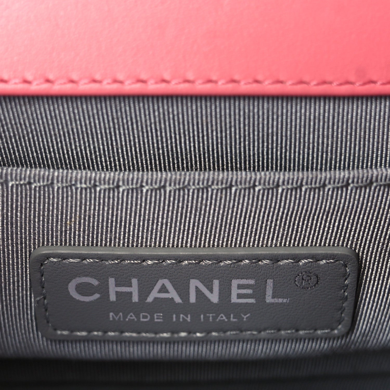 Chanel Calfskin Chevron Quilted Small Boy Flap Pink 6 of 10