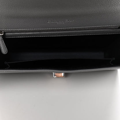 Christian Dior Grained Calfskin Medium Diorama Flap Bag Gris 15 of 16