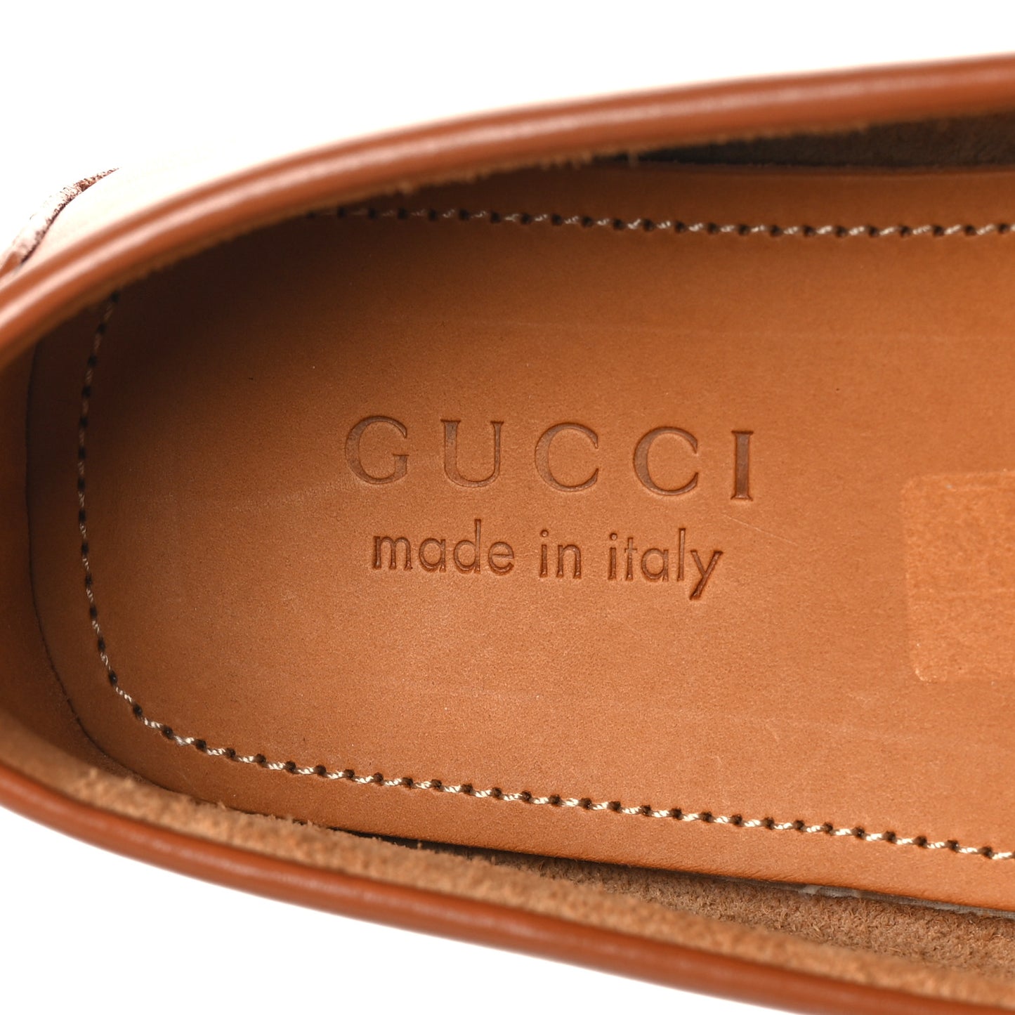 Soft Clove Calfskin Web Mens Horsebit Driver Loafers 9.5 Cognac