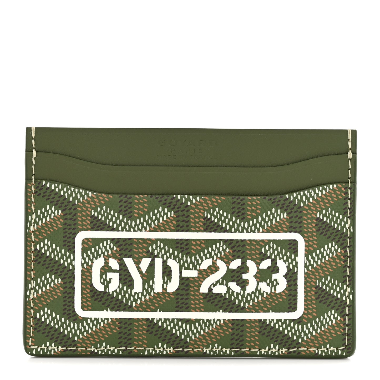 Goyardine Saint Sulpice Card Holder Khaki