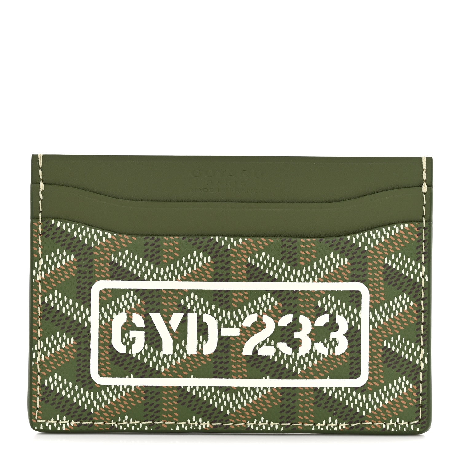 Goyard Goyardine Saint Sulpice Card Holder Khaki 1 of 6