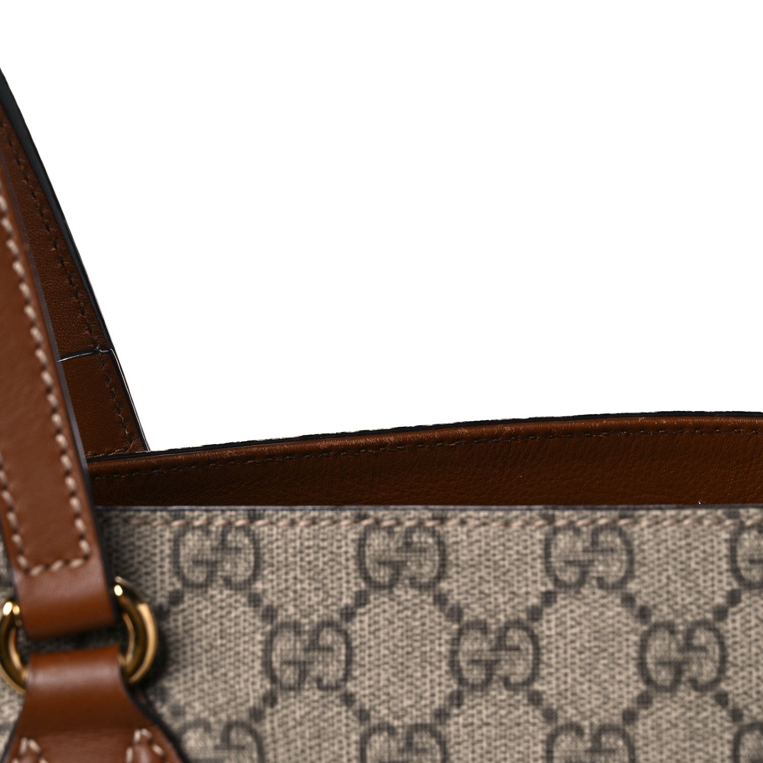 Gucci Soft GG Supreme Monogram Blind For Love Embroidered Medium Crossbody Tote Beige Tuscany Multicolor 17 of 19
