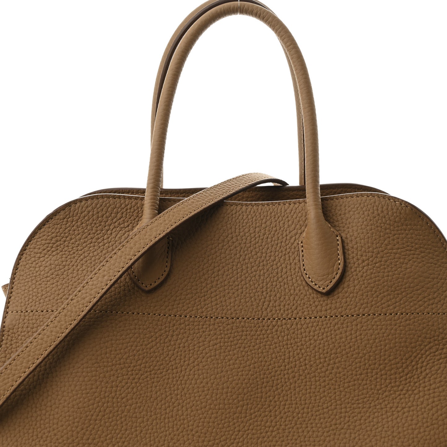 Matte Grained Calfskin Soft Margaux 12 Sandpit