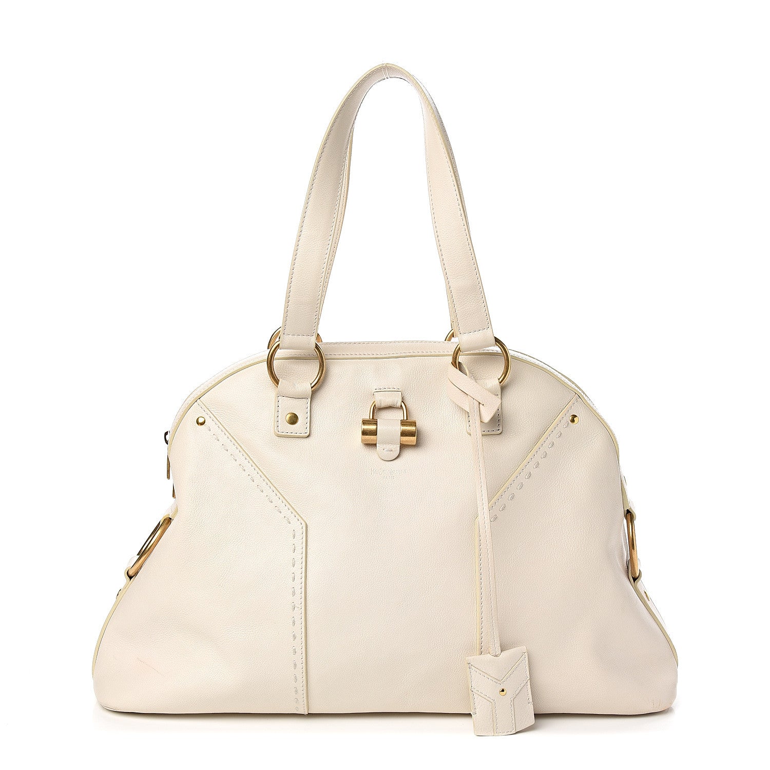Saint Laurent Calfskin Large Muse Ivory 2 of 9