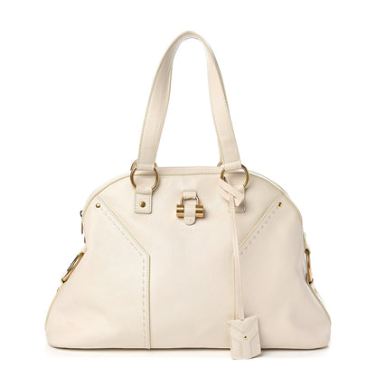Saint Laurent Calfskin Large Muse Ivory 2 of 9