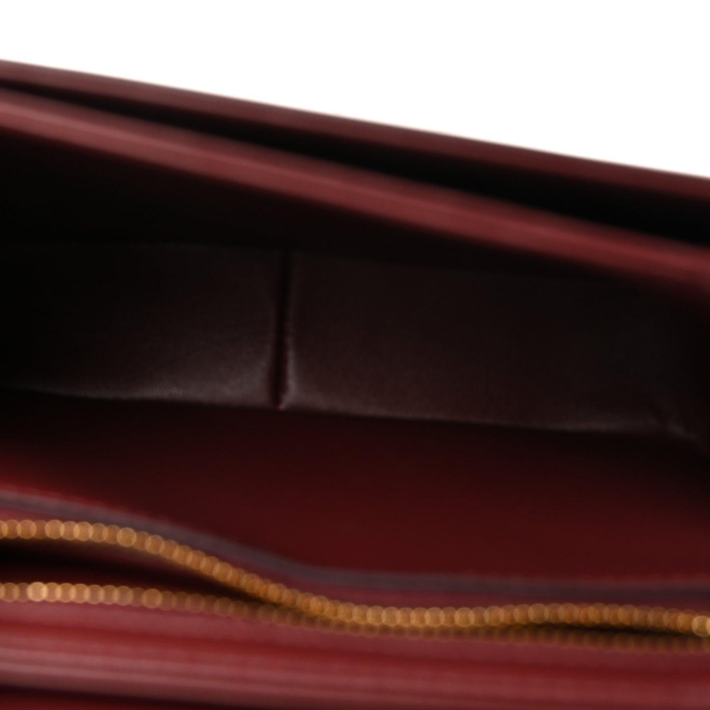 Shiny Calfskin Teen Triomphe Light Burgundy
