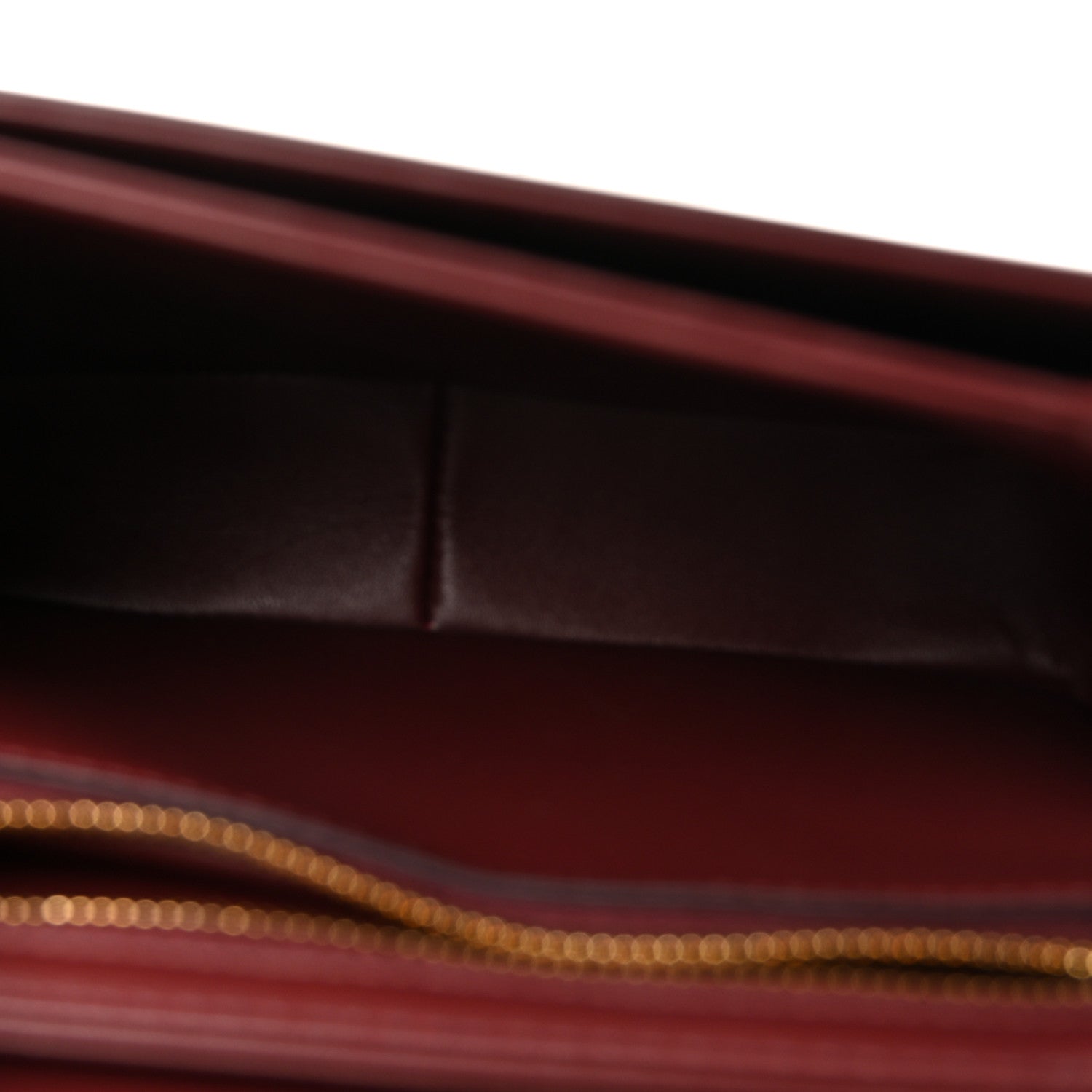Celine Shiny Calfskin Teen Triomphe Light Burgundy 5 of 10