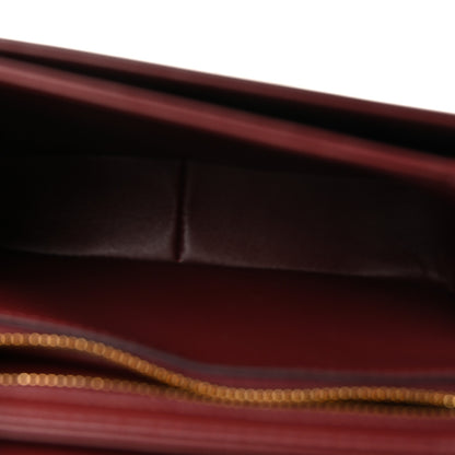 Celine Shiny Calfskin Teen Triomphe Light Burgundy 5 of 10