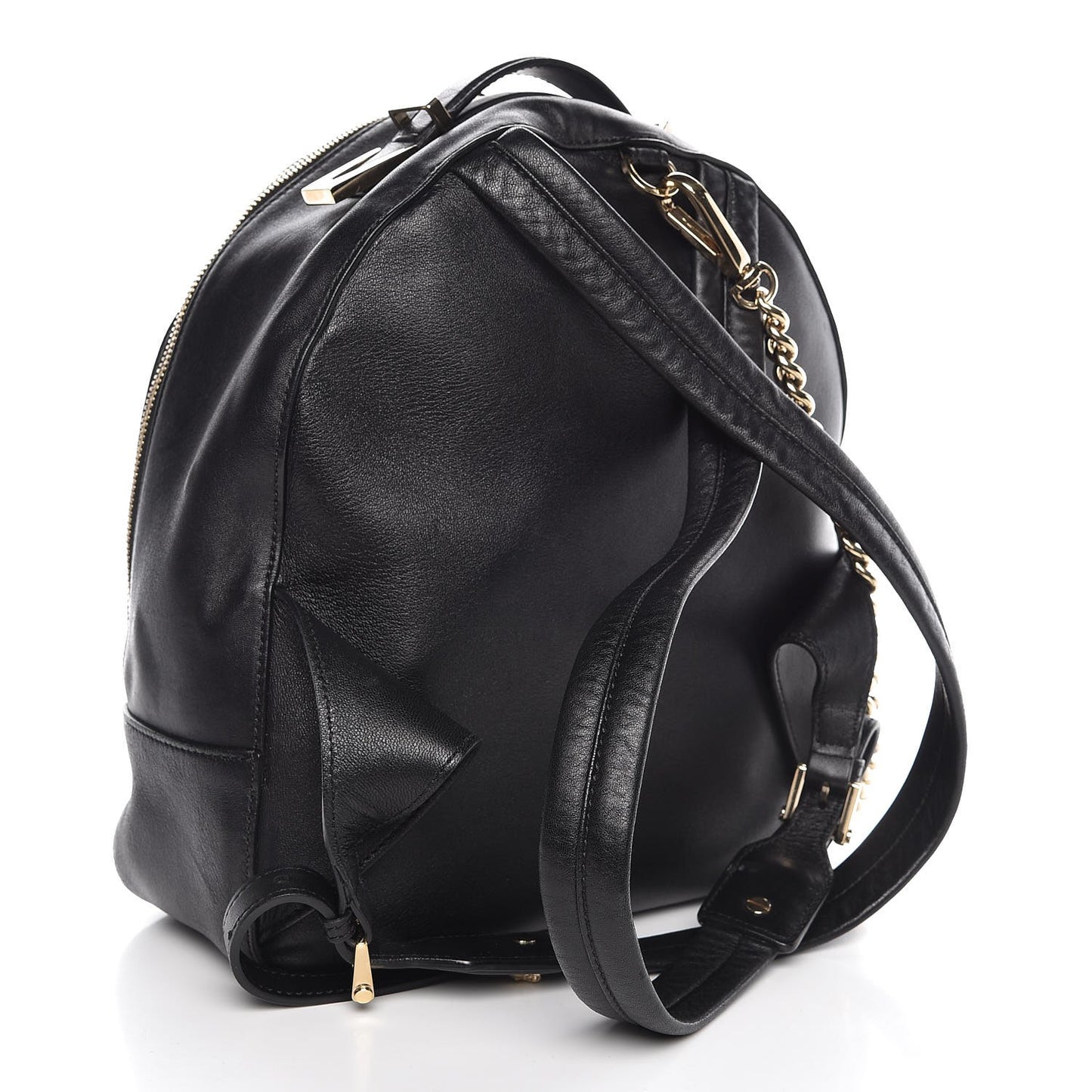 Calfskin Palazzo Medusa Backpack Black
