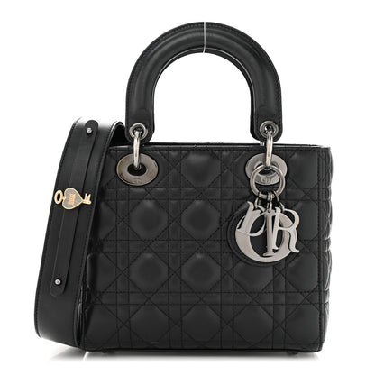 Christian Dior Lambskin Cannage Small My ABCDior Lady Dior Black 1 of 10