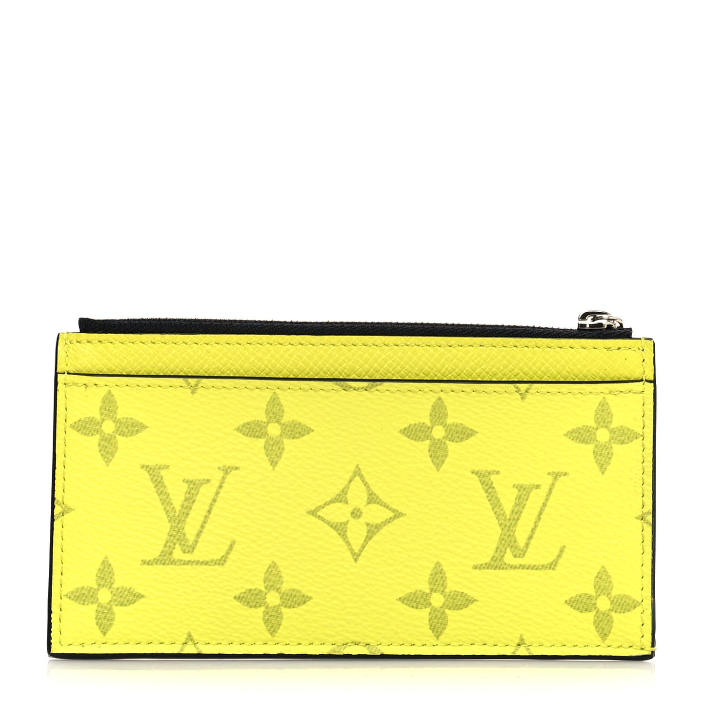 Monogram Taiga Coin Card Holder Yellow