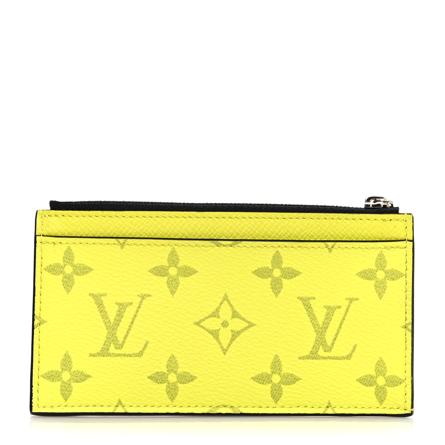 Louis Vuitton Monogram Taiga Coin Card Holder Yellow 1 of 8