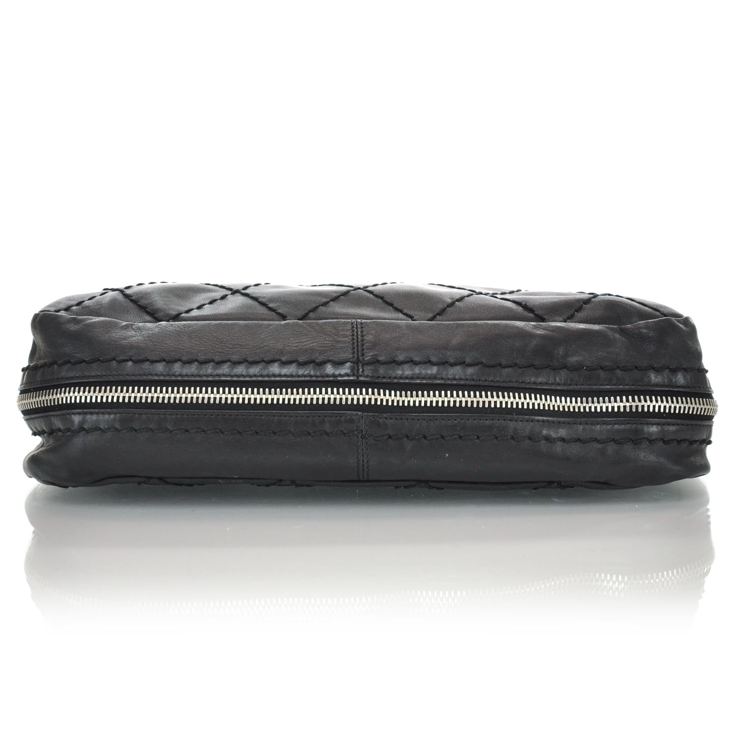 Chanel Lambskin Expandable Stitched Tote Black 7 of 9
