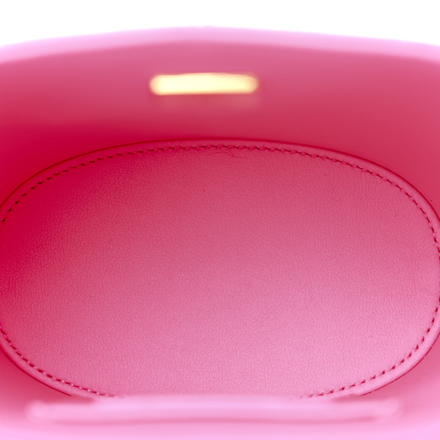 Chanel Patent Quilted CC Vani-Tea Case With Chain Neon Pink 5 of 11