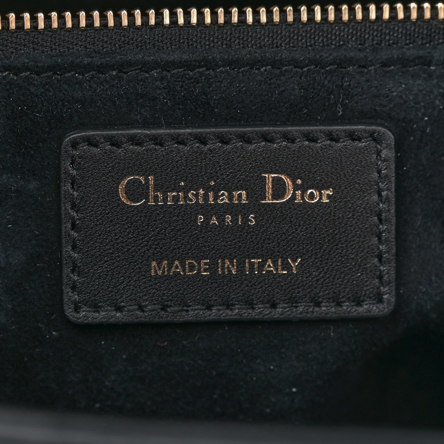 Christian Dior Lambskin Cannage Medium Lady Dior Black 6 of 12