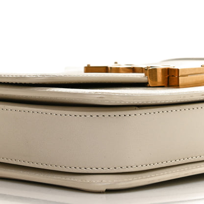 Saint Laurent Smooth Calfskin Small Solferino Satchel Ivory Natural 8 of 11