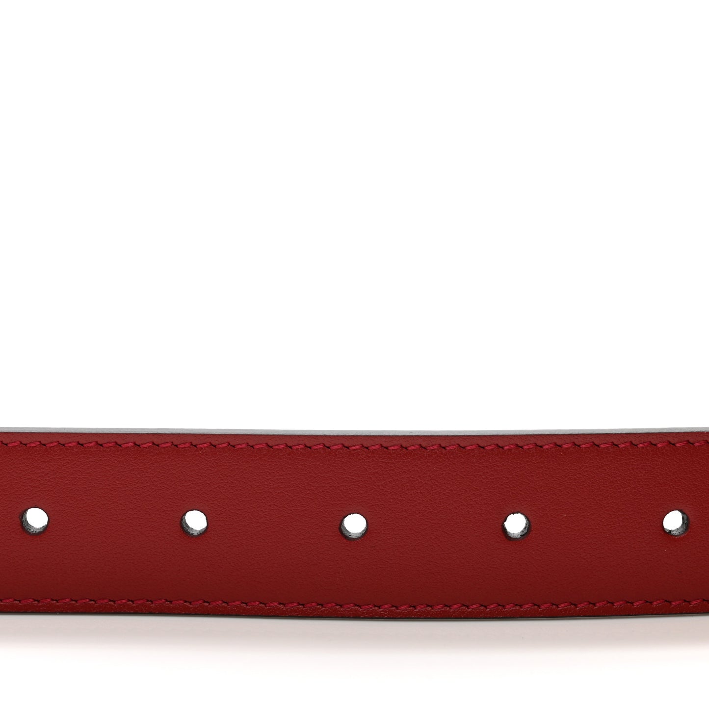 Plutone Calfskin Double G 30mm Belt 75 30 Rosso