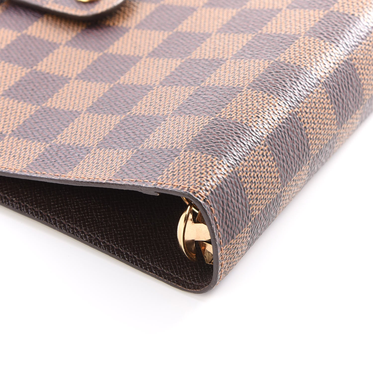Louis Vuitton Damier Ebene Medium Ring Agenda Cover 5 of 11