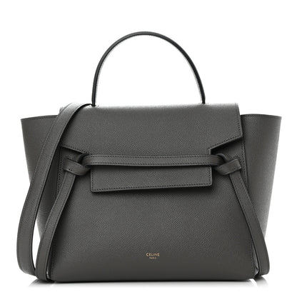 Celine Baby Grained Calfskin Micro Belt Bag Grey 1 of 16