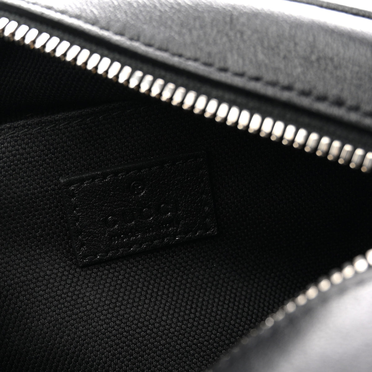 Gucci Sakai Be Green Calfskin Diagonal Stitched Mini Blondie Shoulder Bag Black 6 of 13