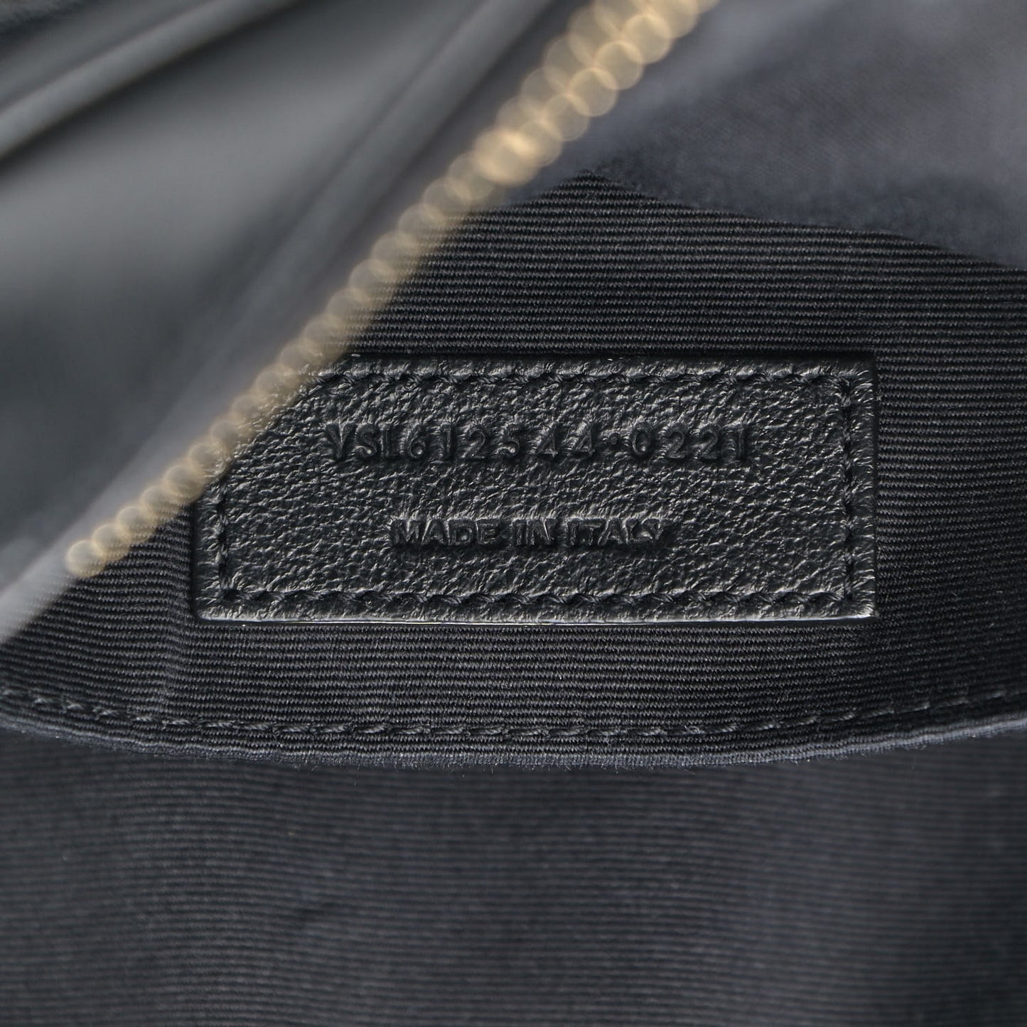 Calfskin Matelasse Monogram Lou Camera Bag Black
