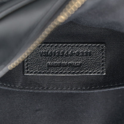 Saint Laurent Calfskin Matelasse Monogram Lou Camera Bag Black 8 of 10