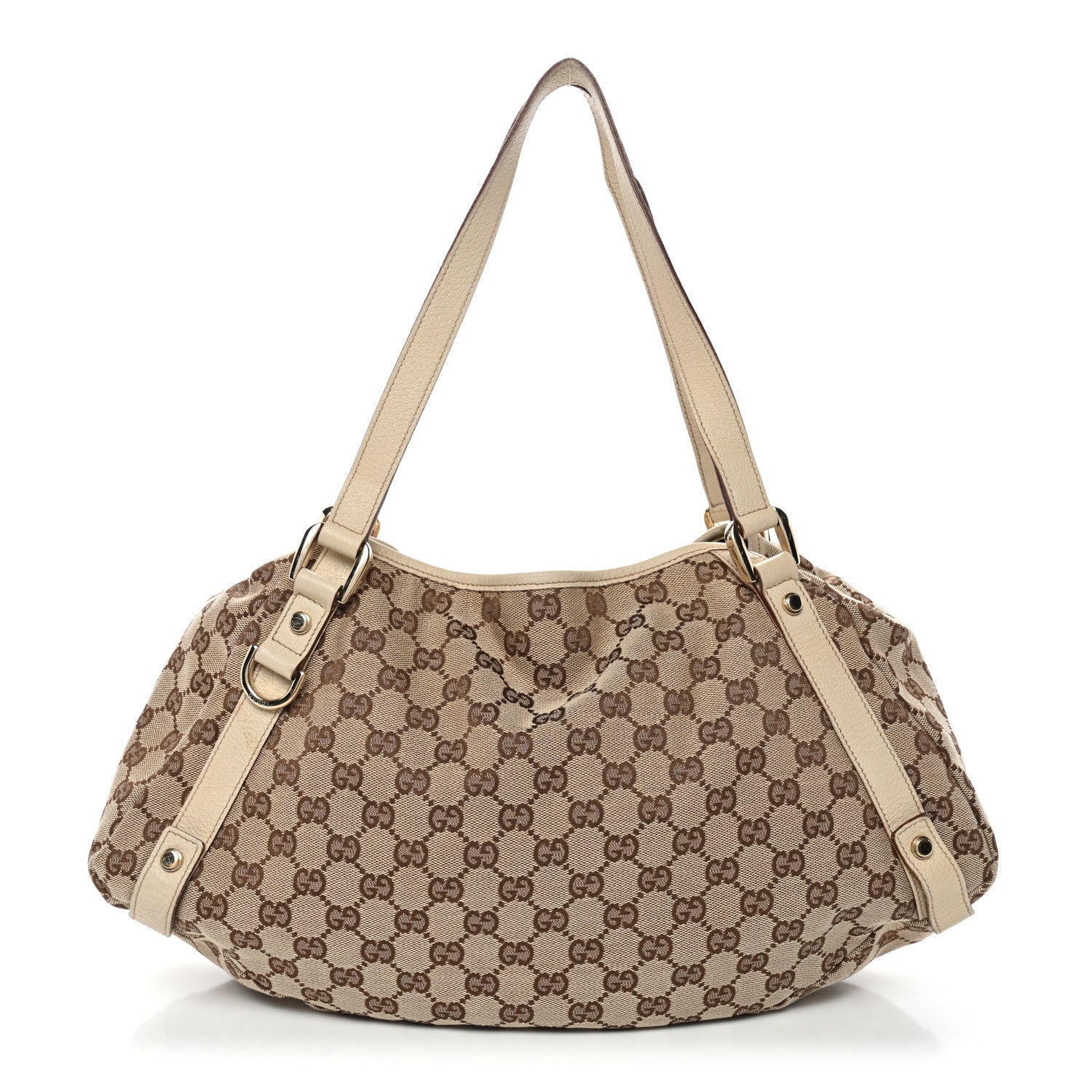 Gucci Monogram Medium Abbey Shoulder Bag Off White 1 of 12
