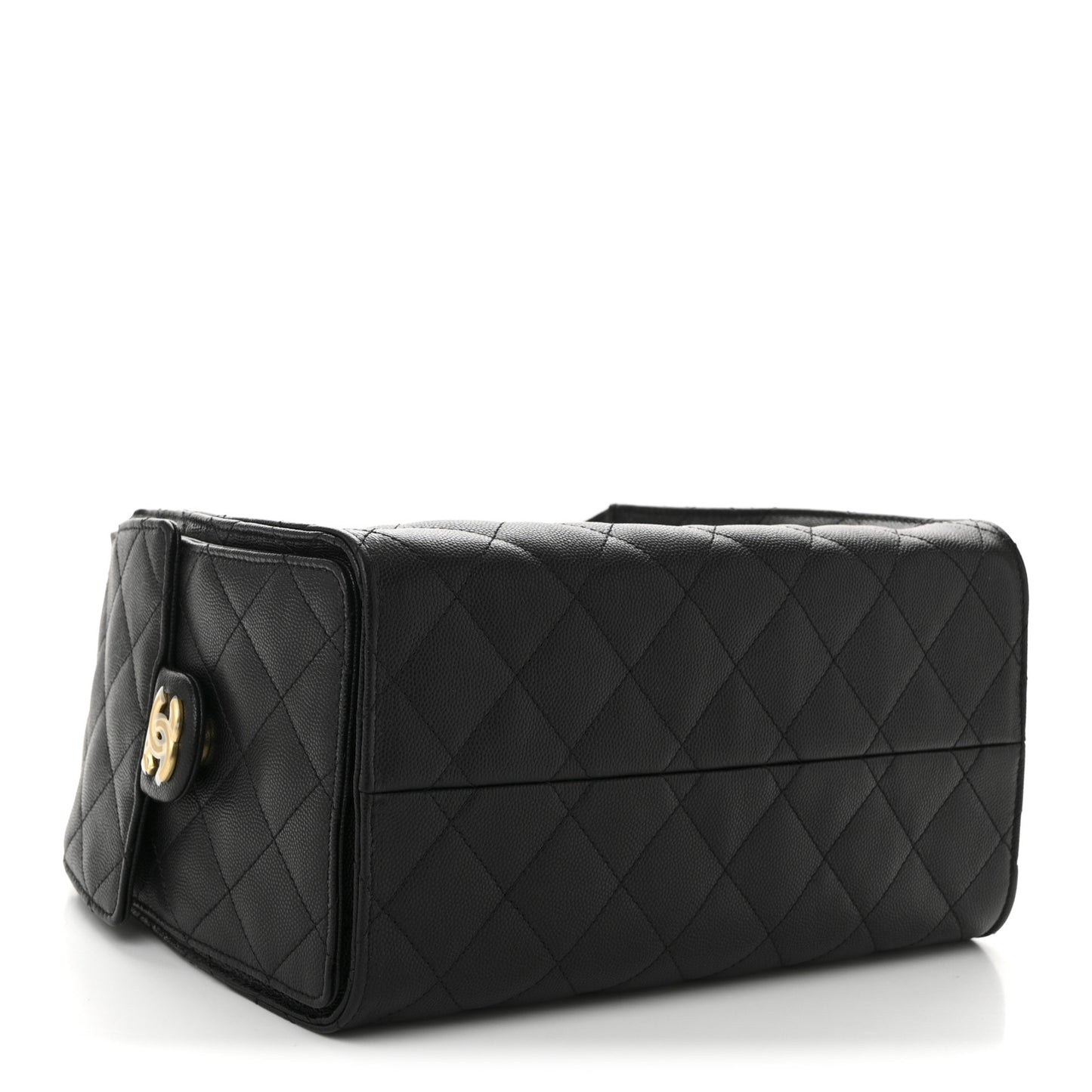 Caviar Quilted Small Chanel 25 Handbag Black