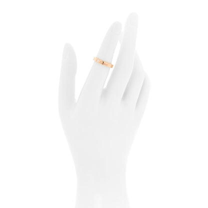 Cartier 18K Pink Gold Diamond 3mm C De Cartier Wedding Band Ring 50 5.25 2 of 5
