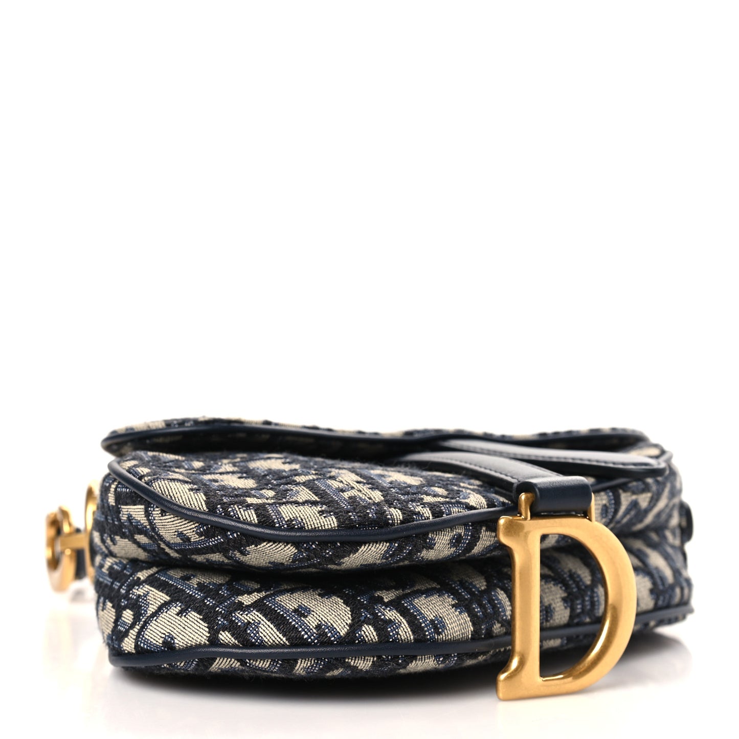 Oblique Mini Saddle Bag Blue