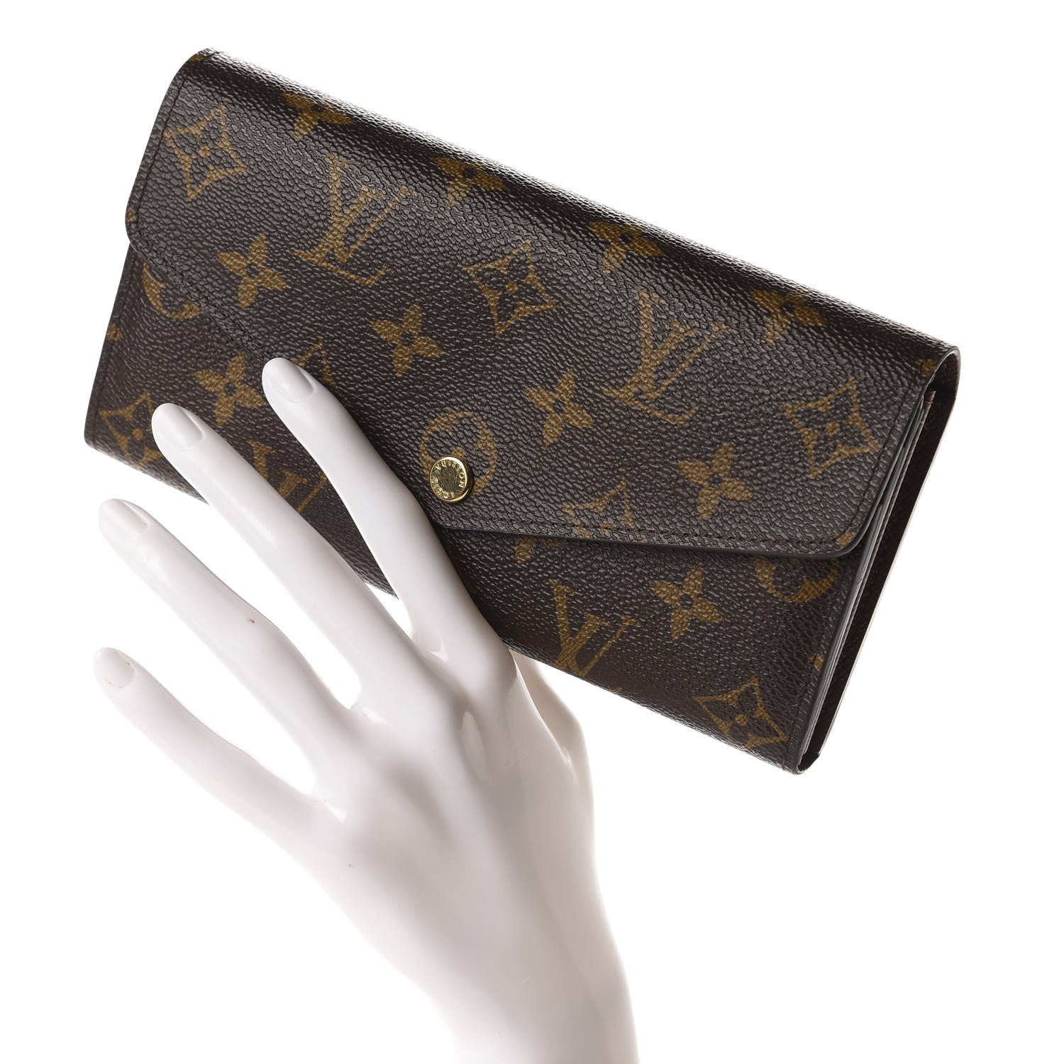 Louis Vuitton Monogram Sarah Wallet NM 2 of 6