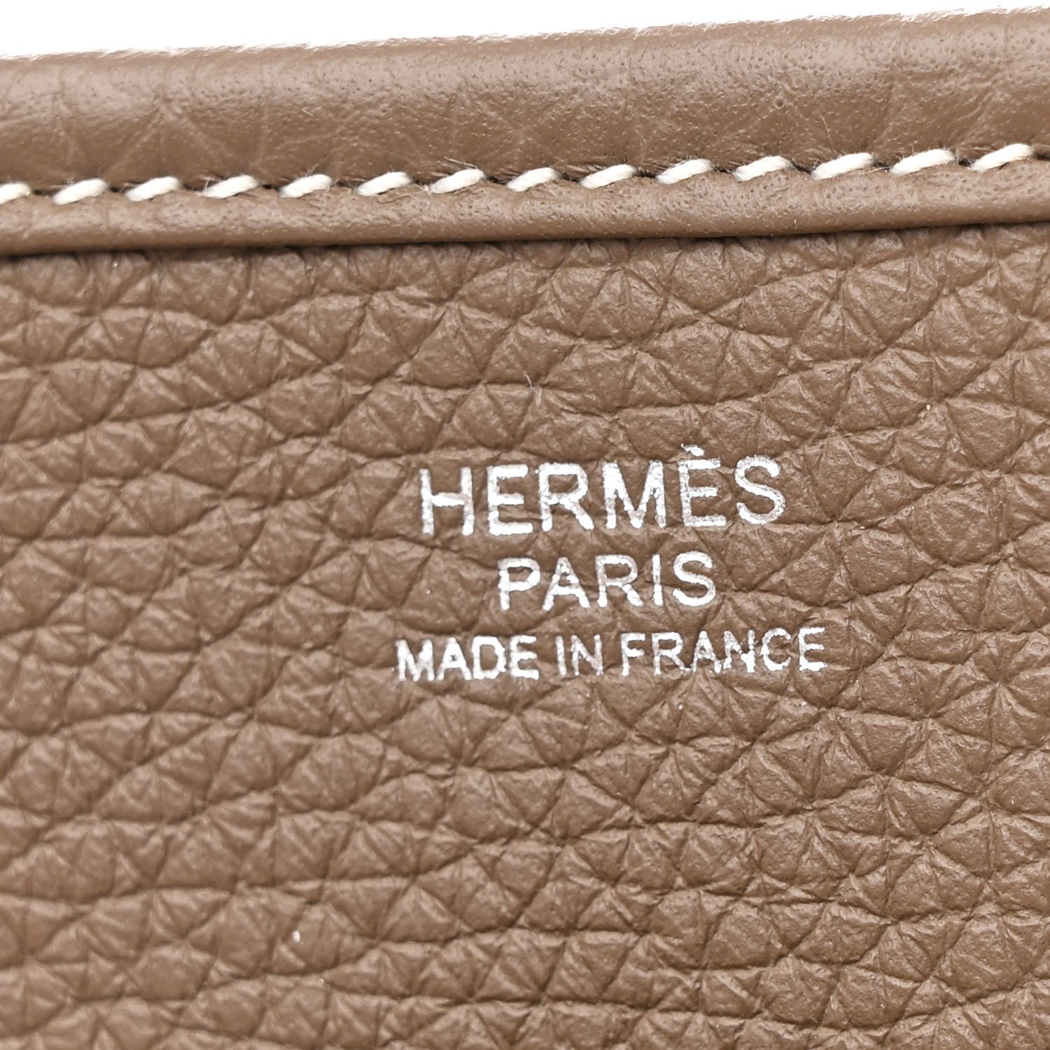 Hermes Taurillon Clemence Evelyne III Etoupe 6 of 11
